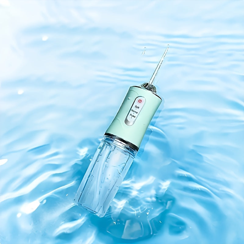 Electric Water Flosser for Teeth and Gums, USB Rechargeable with 4 Nozzles