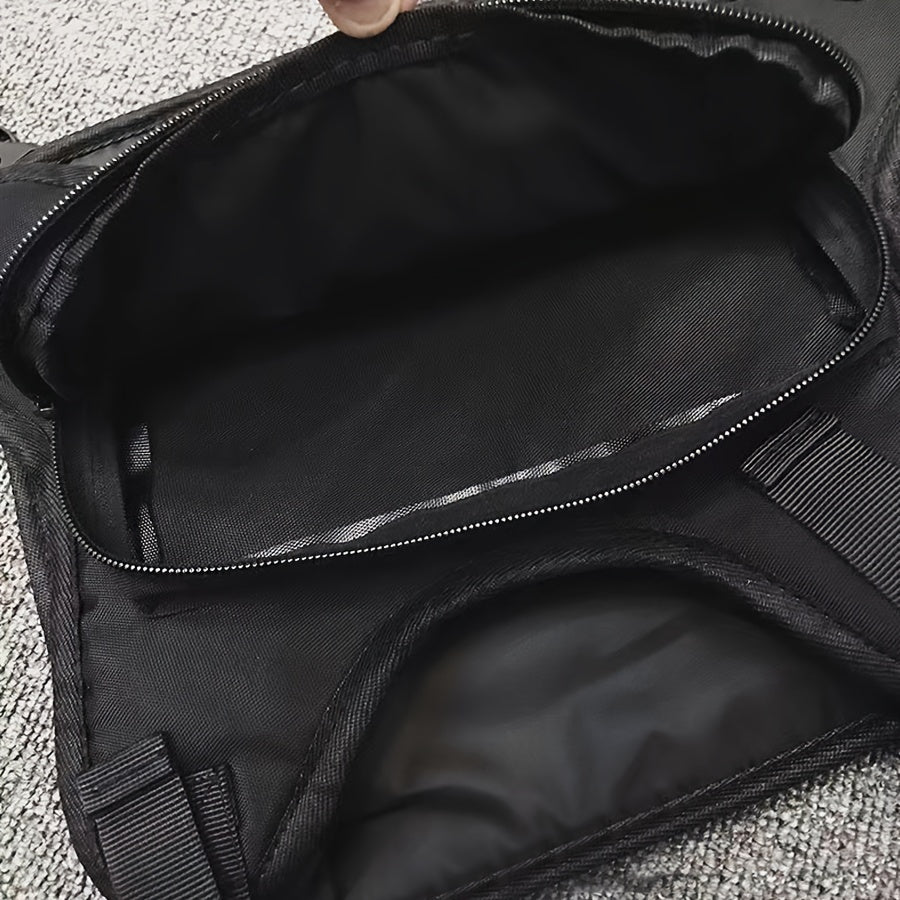 Bolso de pecho de lona Oxford para hombres y chaleco outdoor para el desplazamiento diario