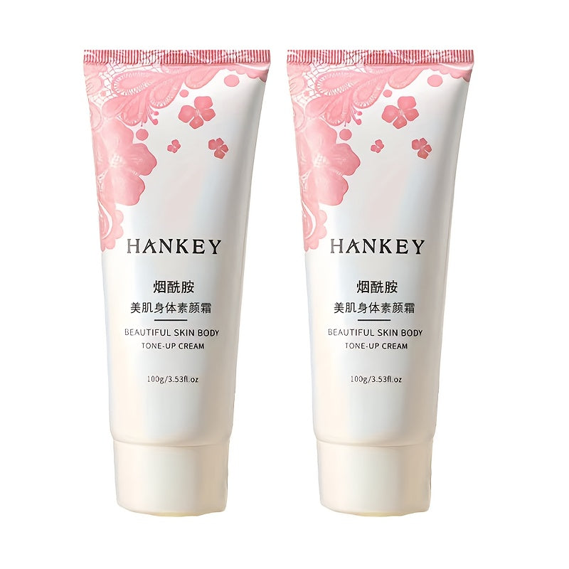 Unisex Body Cream 100g Hypoallergenic Moisturizing Brightening Glycerin Niacinamide Cherry Blossom Scent