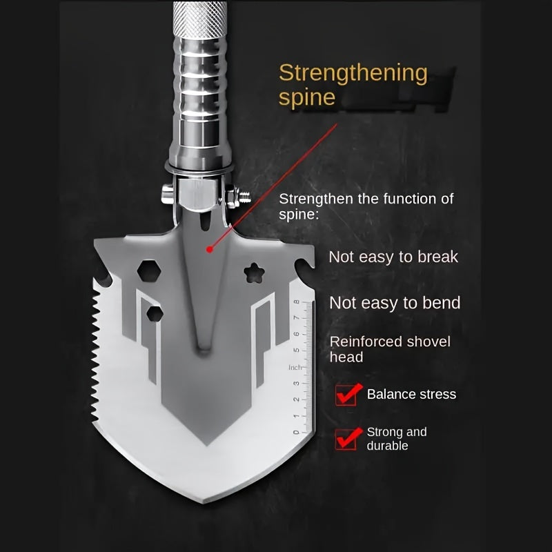 15+ ta Tungsten po'latdan yasalgan sayohat va favqulodda vaziyatlar uchun haydash va favqulodda yordam vositalari bilan sayohat uchun qozoncha