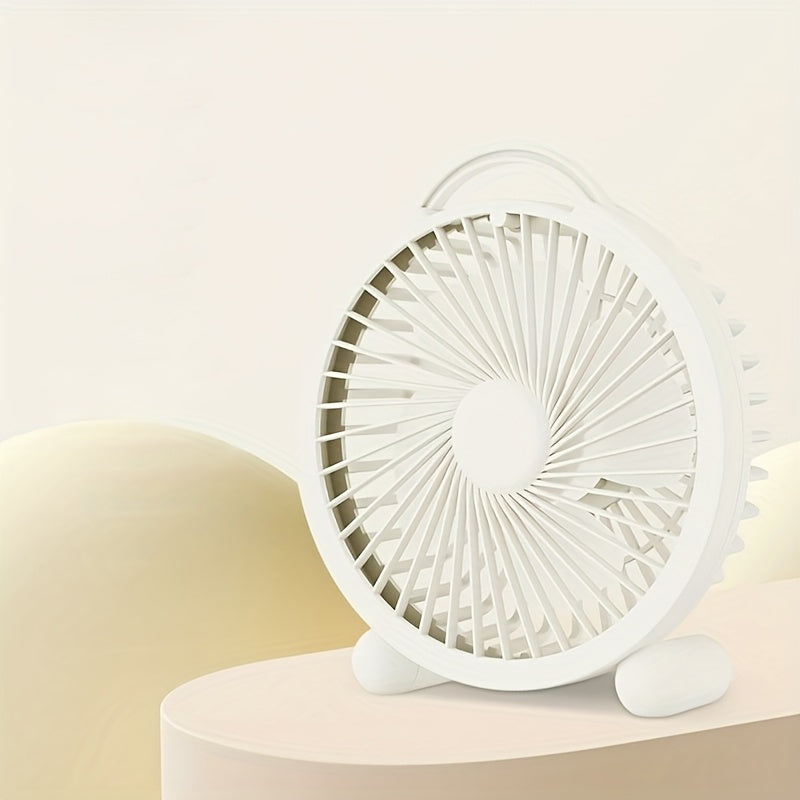 USB ish stoli ventilyatori Ultra-quiet, kompakt havo oqimi, sozlanadigan tezlik bilan ofis, yotoqxona, uy uchun
