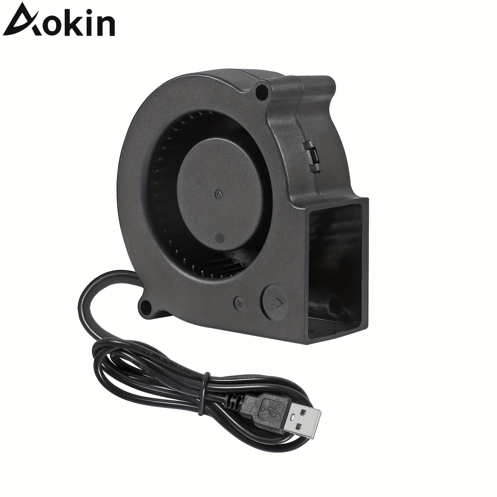 Ventilador compacto de enfriamiento USB 5V con motor sin escobillas y soporte de montaje