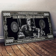 Unframed Canvas Wall Art Movie Character Art Deco Ink Poster for Living Room Bedroom Office