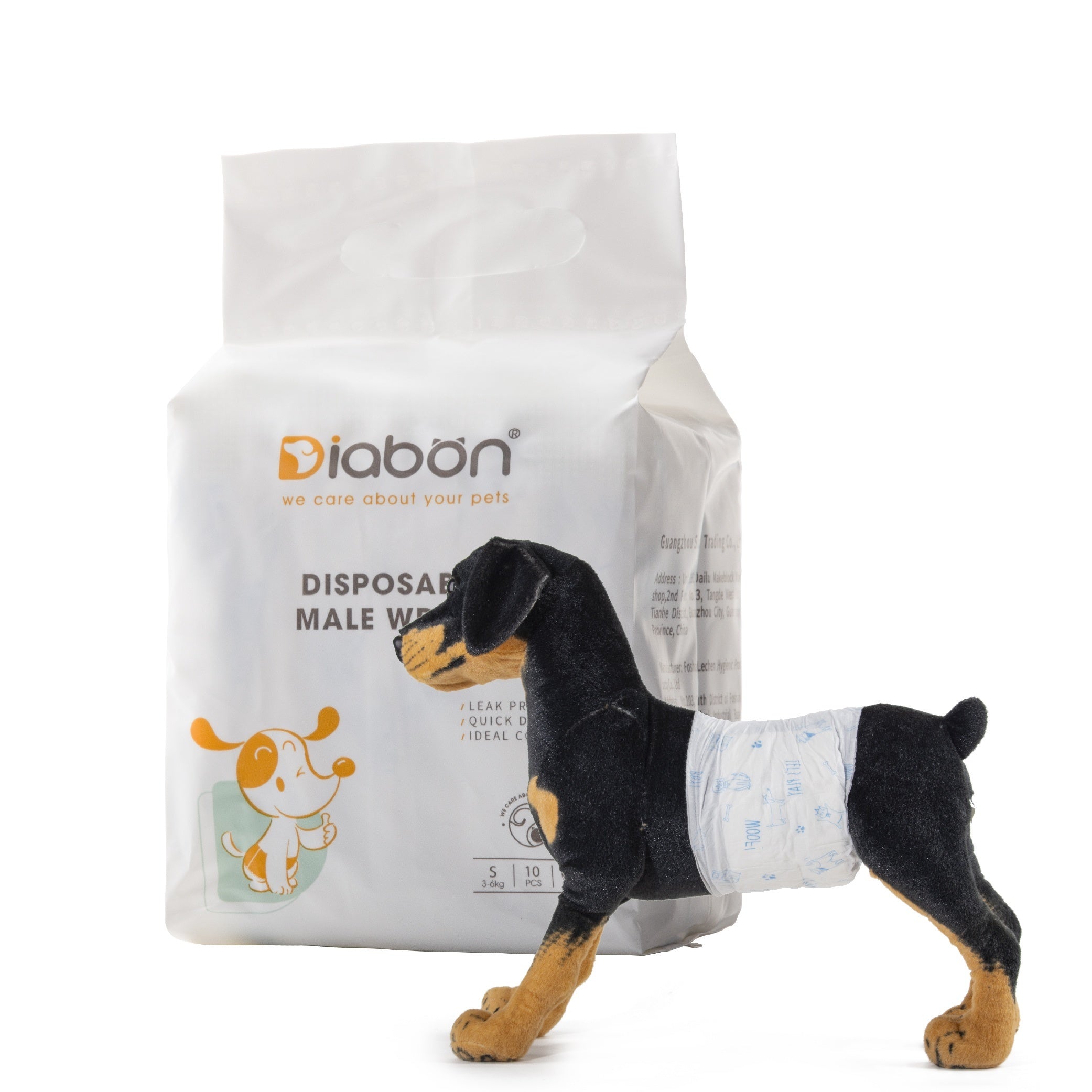 Ultra Absorbent Disposable Dog Diapers for Puppies and Elderly Dogs Leakproof Incontinence and Post-Surgery