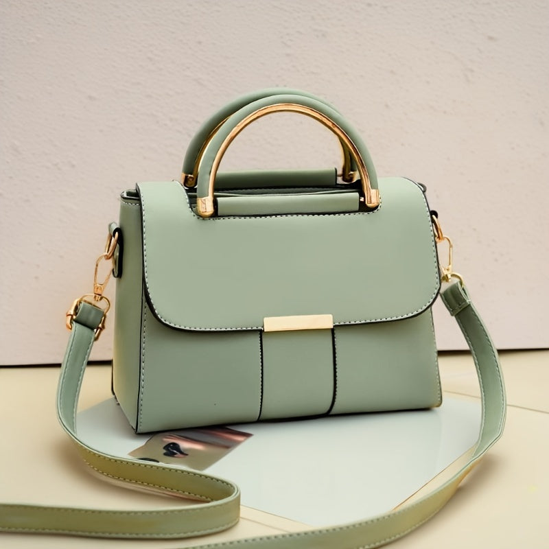 Ayollar uchun uslubiy krossbody xabarchi sumkasi, olib tashlanadigan tasma, magnit yopish va katta sig‘imga ega.