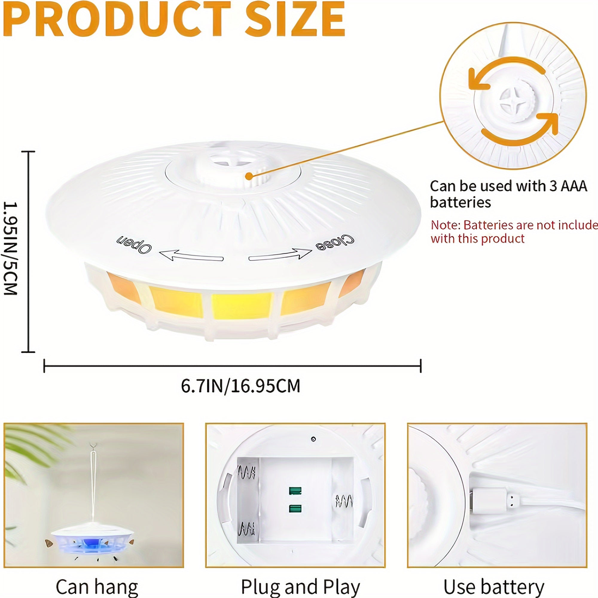 Indoor Flea Trap Light UV LED Flea Killer for Home Infestation