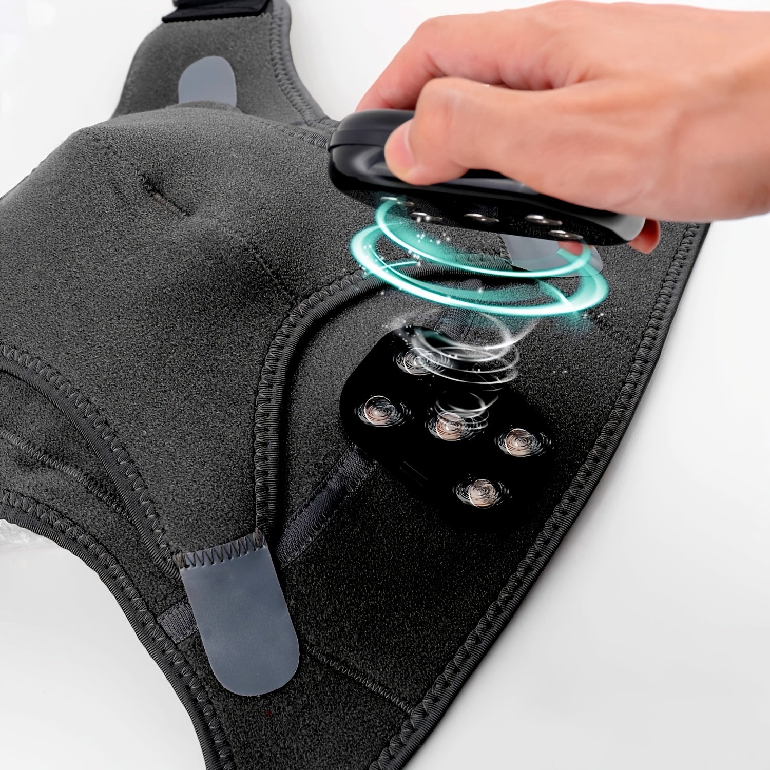 Wireless USB Heated Massager with Vibrating Pad for Knees Elbows Shoulders