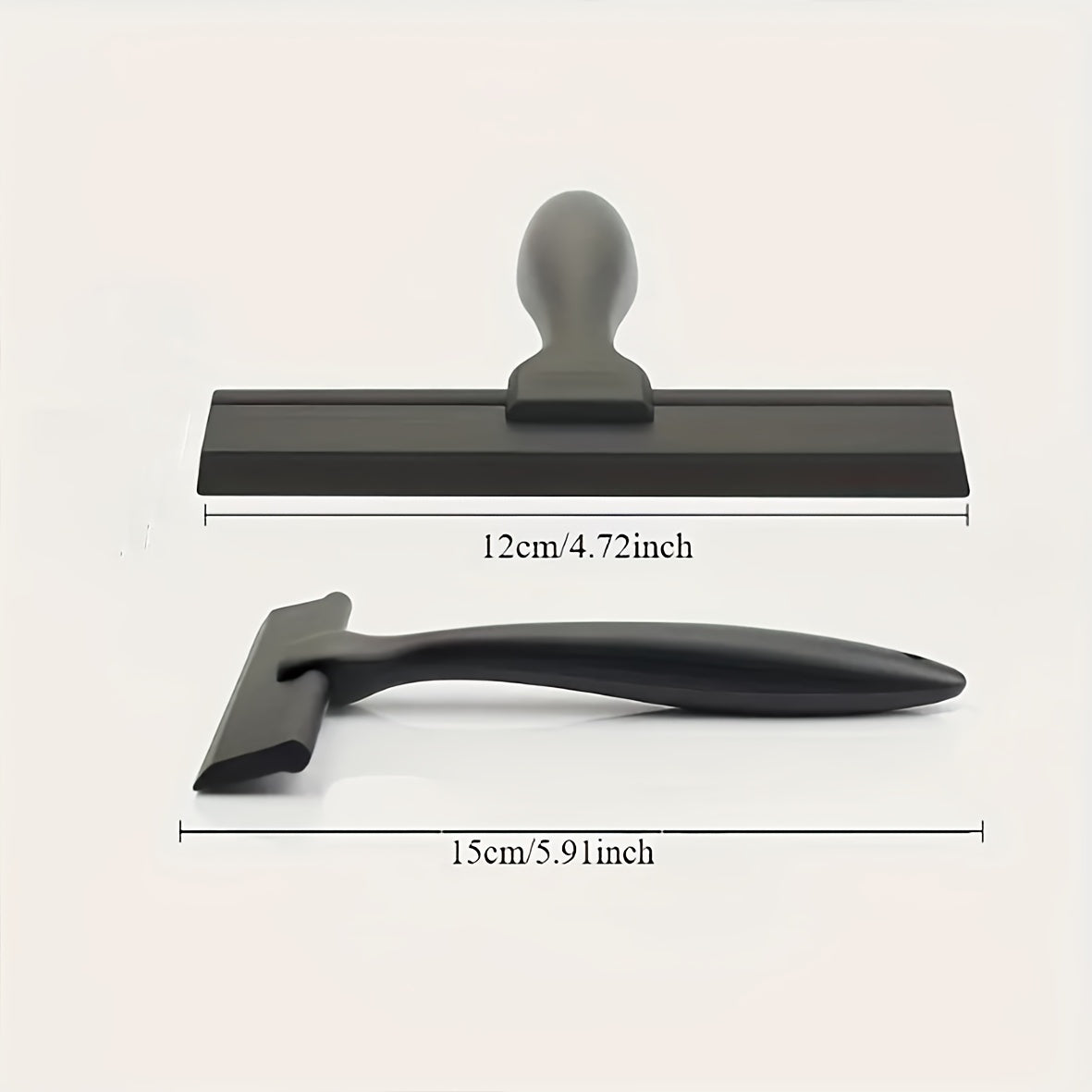 Dumaloq Plastik Silikon Squeegee, Dush, Deraza va Shisha Tozalash uchun, Ko'p maqsadli Bulutni O'chirish va Qor Olib Tashlash Vositasi, Hammom, Oshxona, Yashash Xonasi, Yotoqxona va Tashqi Foydalanish uchun Ideal.