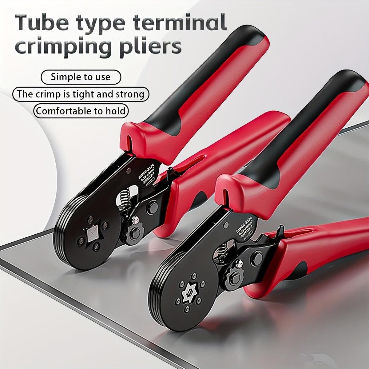 Electrician's Multi-Function Crimping Pliers Adjustable Ratchet Terminal Connector 0.25-10mm²