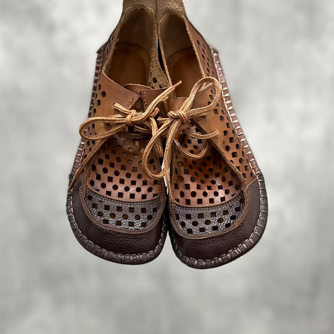 Zapatos vintage de mujer tipo Mary Jane con correa ajustable, transpirables, para todas las estaciones