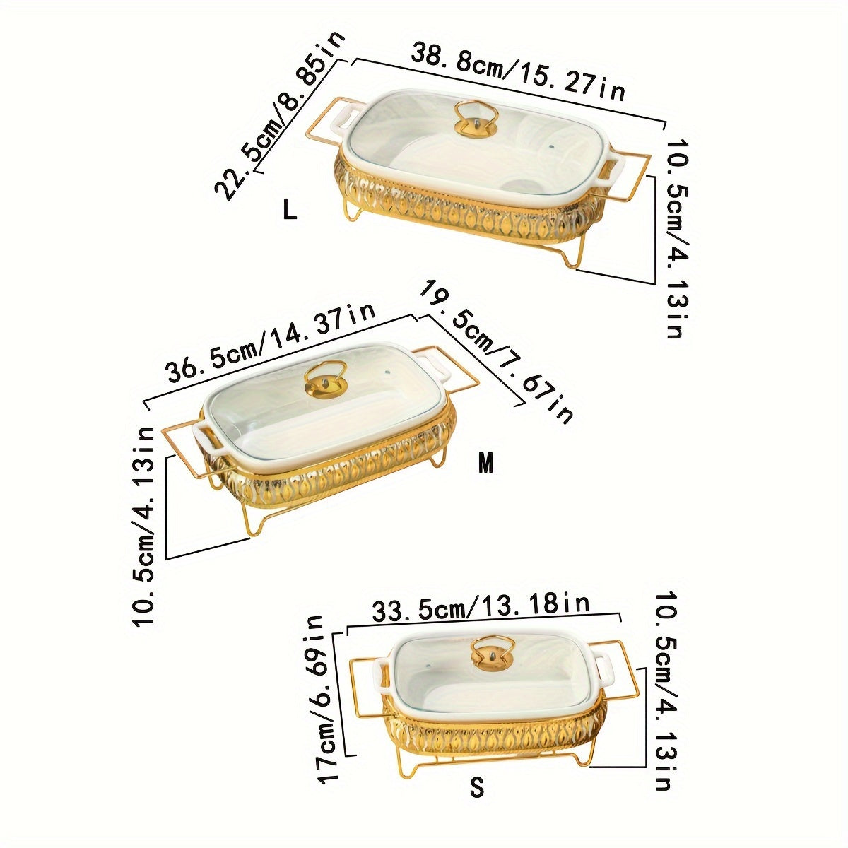 Ceramic Serving Platter with Lid for Soup Sandwiches and More