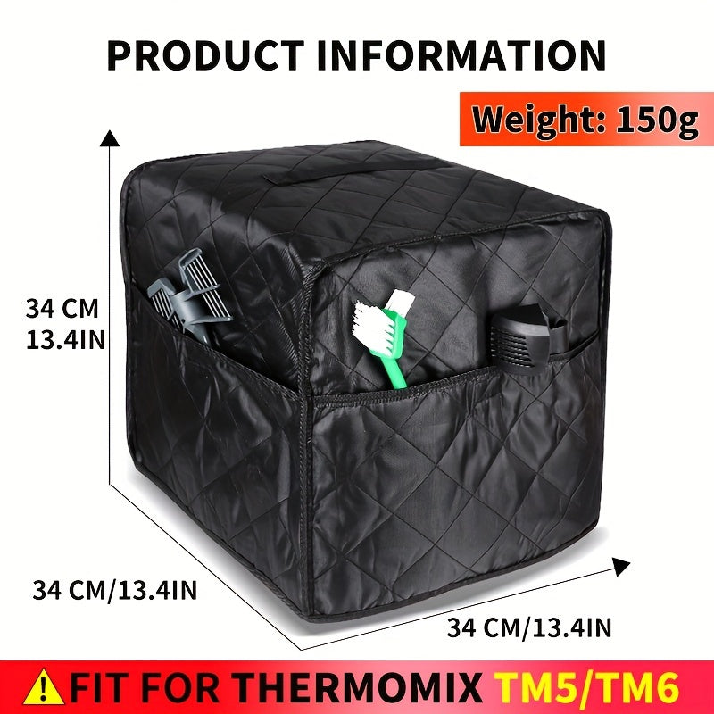 Kitchen Appliance Cover for Thermomix TM5 TM6 Dust and Splash Proof 3-Layer Material
