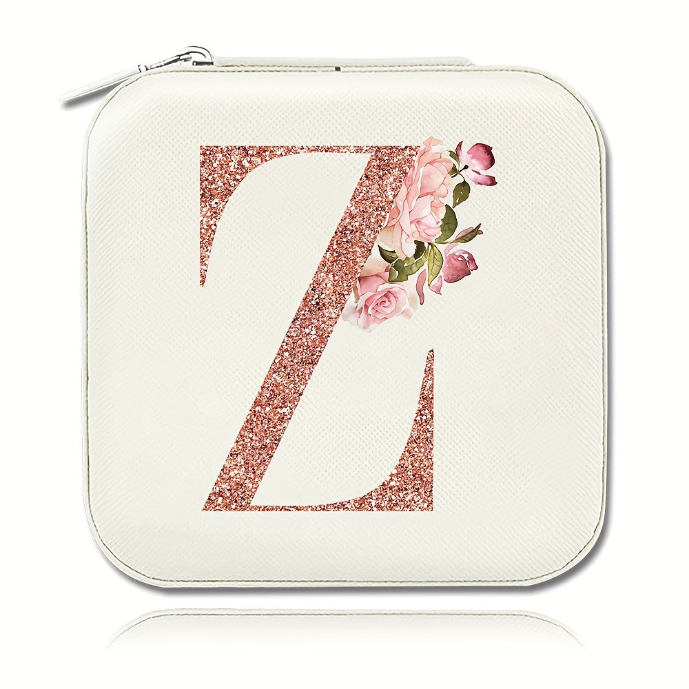 Шкатулка для хранения украшений для колец, ожерелий и гвоздиков, компактный дорожный органайзер