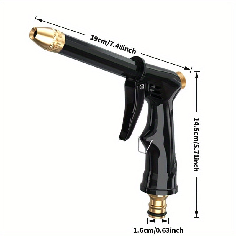 Conjunto de lavado a presión para coches con pistola de rociado, manguera y accesorios para coches, suelos, cristales y flores