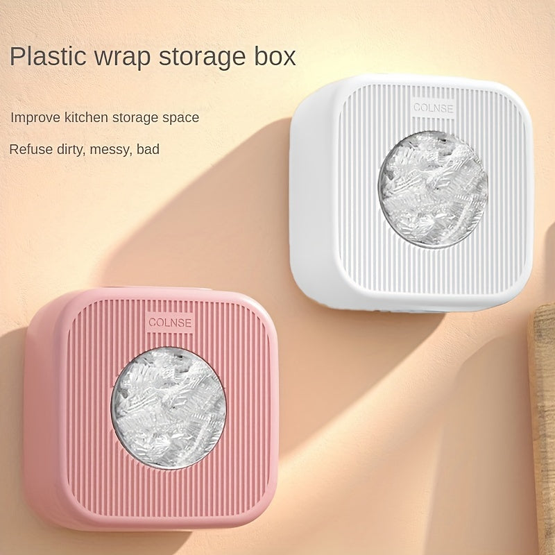 Devorga o'rnatiladigan plastik sumka tutgichi, oshxona saqlash uchun tashkilotchi, o'ramlar va aksessuarlar uchun