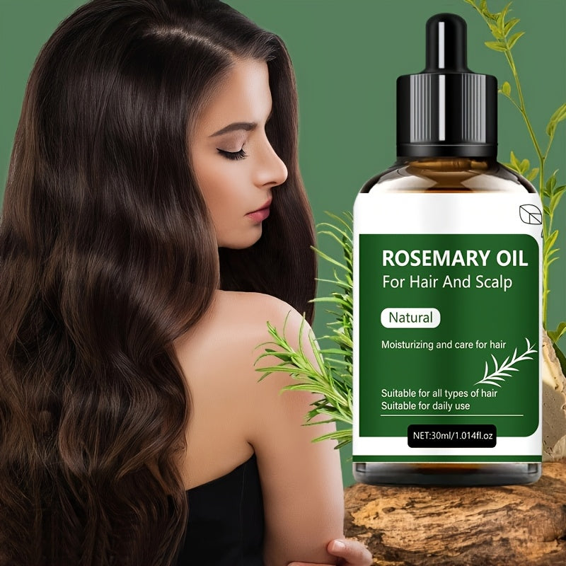 Ayollar uchun Rosemary soch yog'i, yumshoq soch parvarishi va porlash uchun