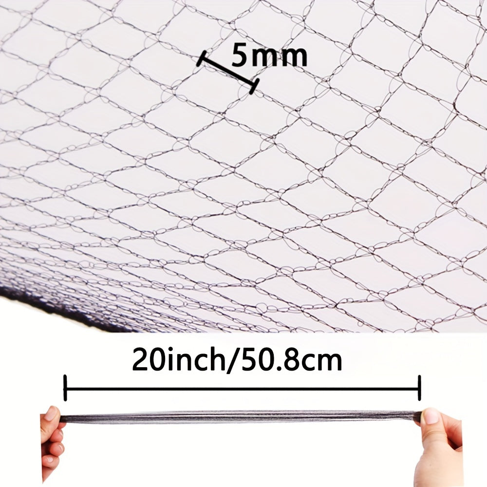 25-Pack Disposable Nylon Hairnets for Dance and Performance with Elastic Edge Mesh