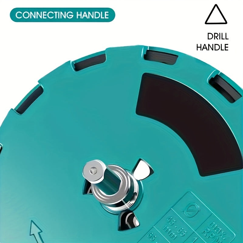 Sozlanadigan teshik pichoqlari to'plami 45-130mm yog'och, plastmassa, gipsokarton va metall uchun markaziy burg'ulash bilan