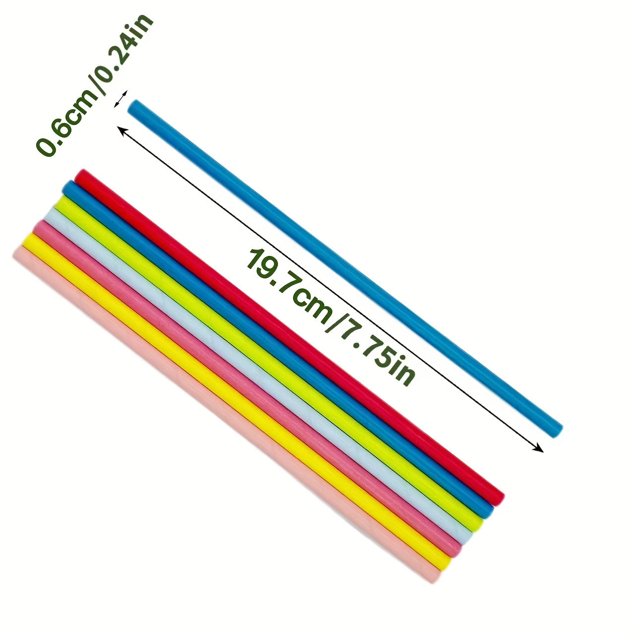 Assorted Paper Straws for Party Decorations and Drink Stirrers