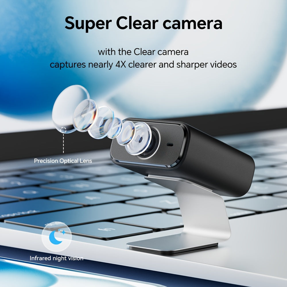 Indoor WiFi Security Camera 1080p Night Vision Motion Detection USB Plug-in for Pet Child Monitoring