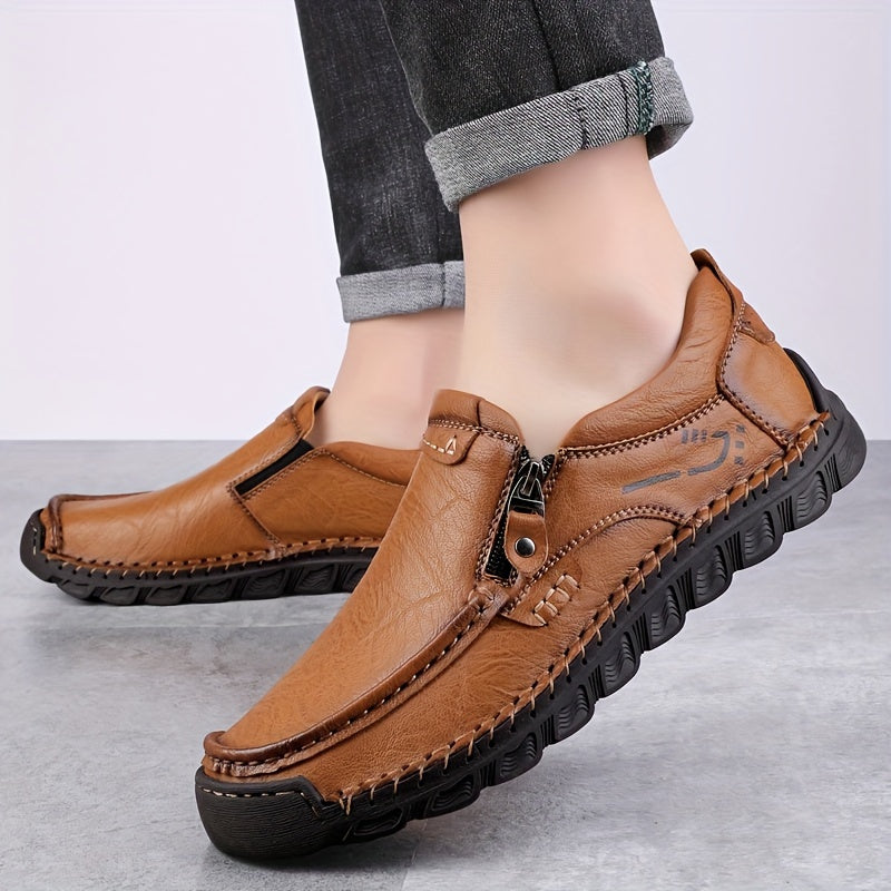 Men's Casual Loafers Non-Slip Rubber Sole Microfiber Synthetic Leather All-Season