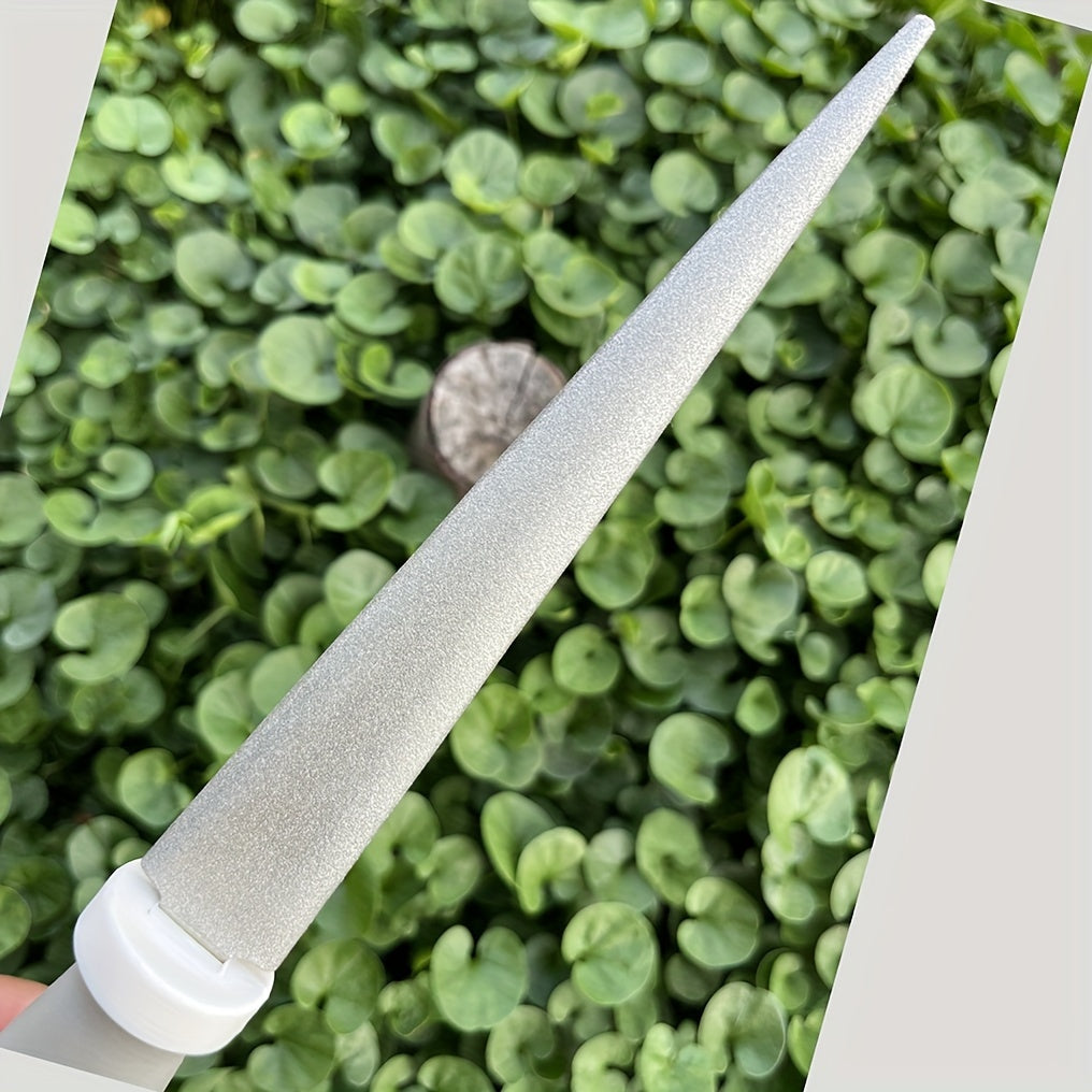 Kichik oshxona pichoqlari, qaychi, bog' uskunalari uchun ikki tomonlama olmosli shag'alli qattiqlashtiruvchi tayoq