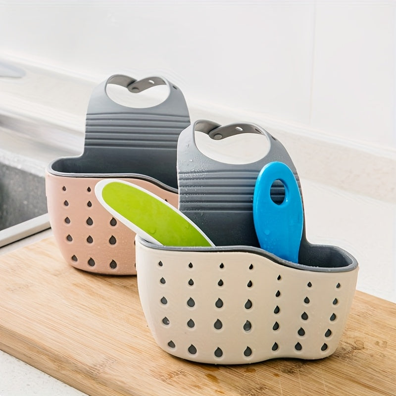 4 ta oshxona lavabosiga mo'ljallangan kadiylar to'plami, saqlash uchun plastik osma savat, oshxona aksessuarlarini tartibga soluvchi, elektr energiyasini talab qilmaydi, joyni tejovchi ochiq saqlash uslubi