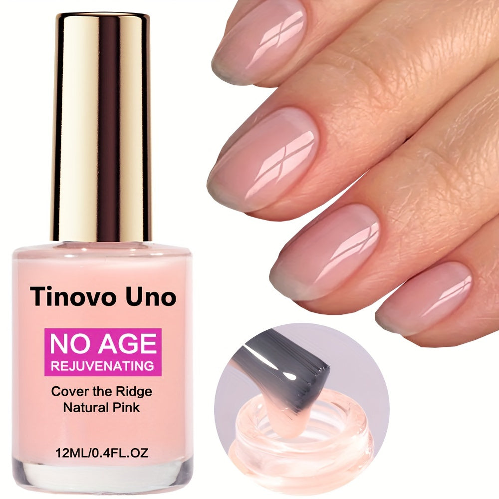 Pink Nail Enhancer for Natural Nails in Jelly Color with Keratin Alcohol-Free