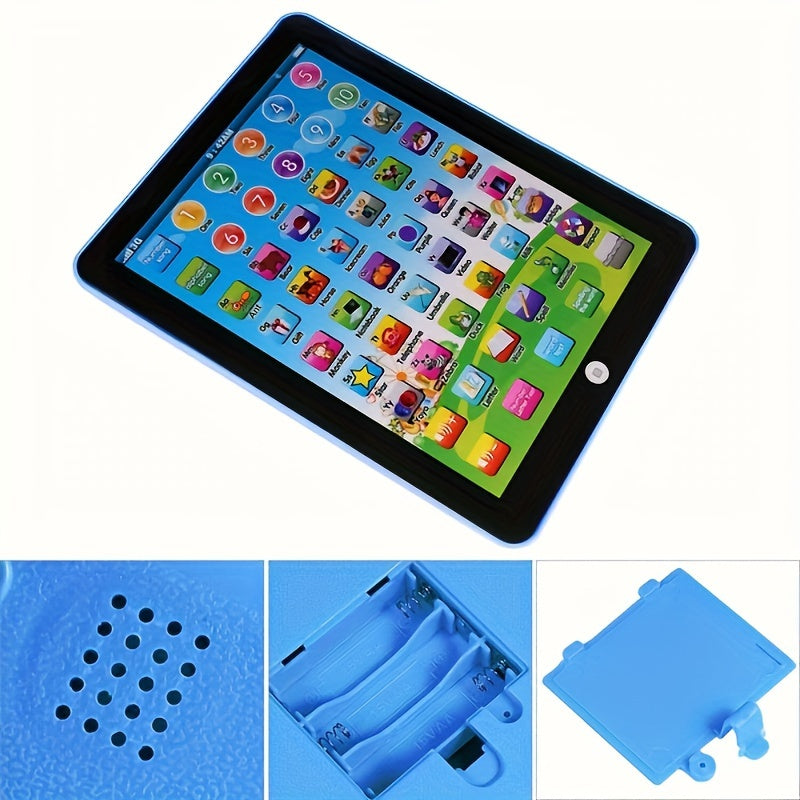 Kids' Educational Tablet for Kids 3+ Battery-Powered Interactive Learning Pad in Multicolor