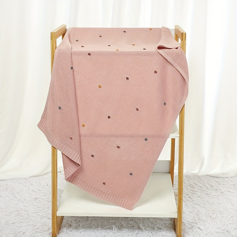 Crochet Ball Blanket for Strollers and Home Use Soft Gift for Halloween and Christmas