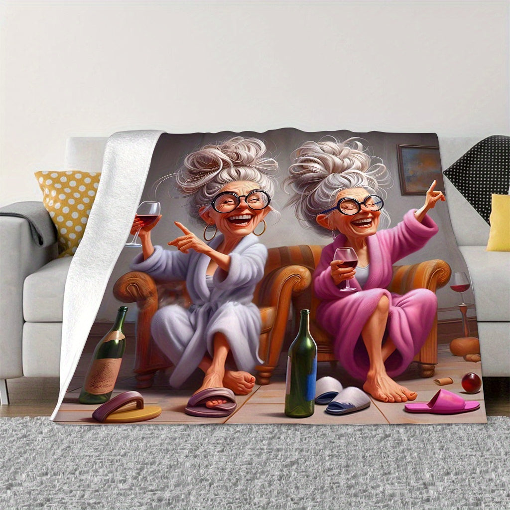 плед из фланели для женщин, уютный вязаный полиэстер, универсальный для всех сезонов, для отдыха и путешествий