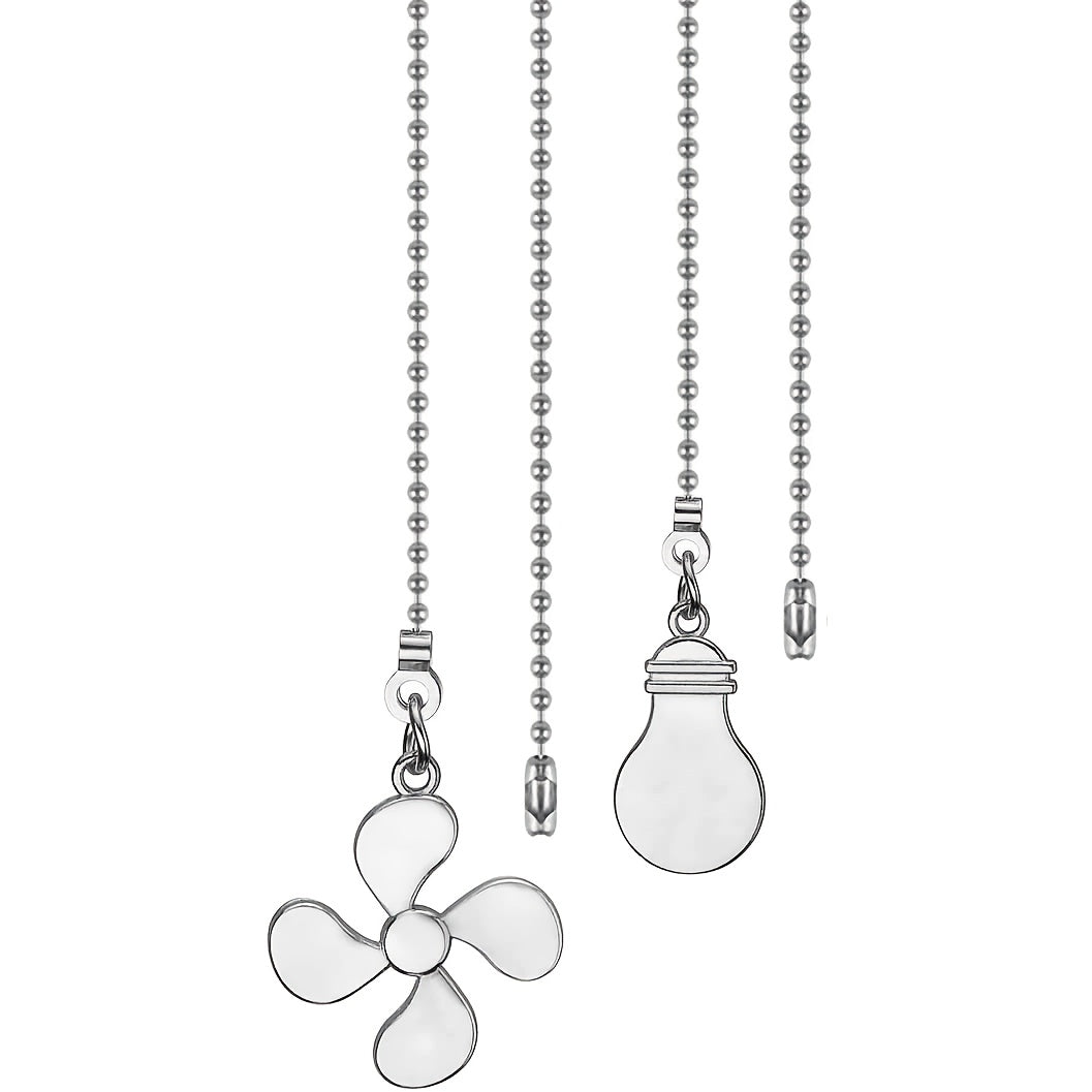 Набор из 2 антикварных металлических накладок в ретро-стиле с вентилятором и зиппером для лампочки, украшенными декоративными листьями и ламповыми украшениями, батарейки не требуются для удлинителя потолочного вентилятора.