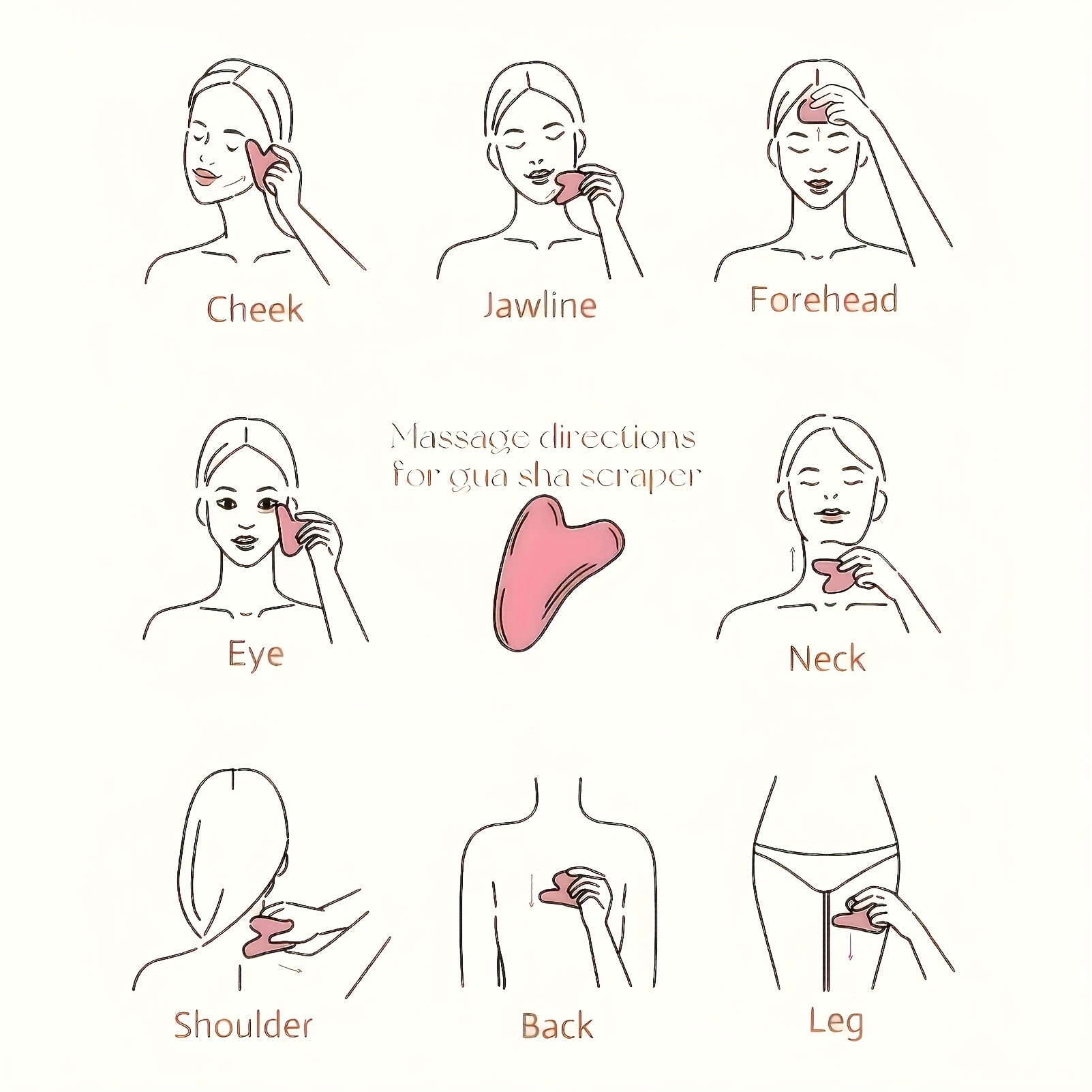 Qo'l bilan dam olish uchun pushti qatron guafras to'plami; zaryadlash yoki batareyalar kerak emas, ruh va tanani dam olish uchun mukammal sovg'a.