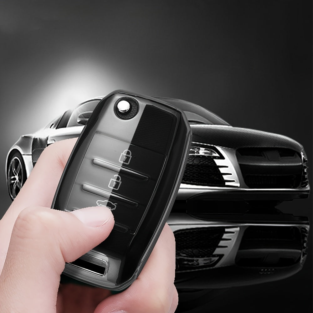 Universal TPU Key Cover for Car Keys, Anti-Fall Protective Key Case