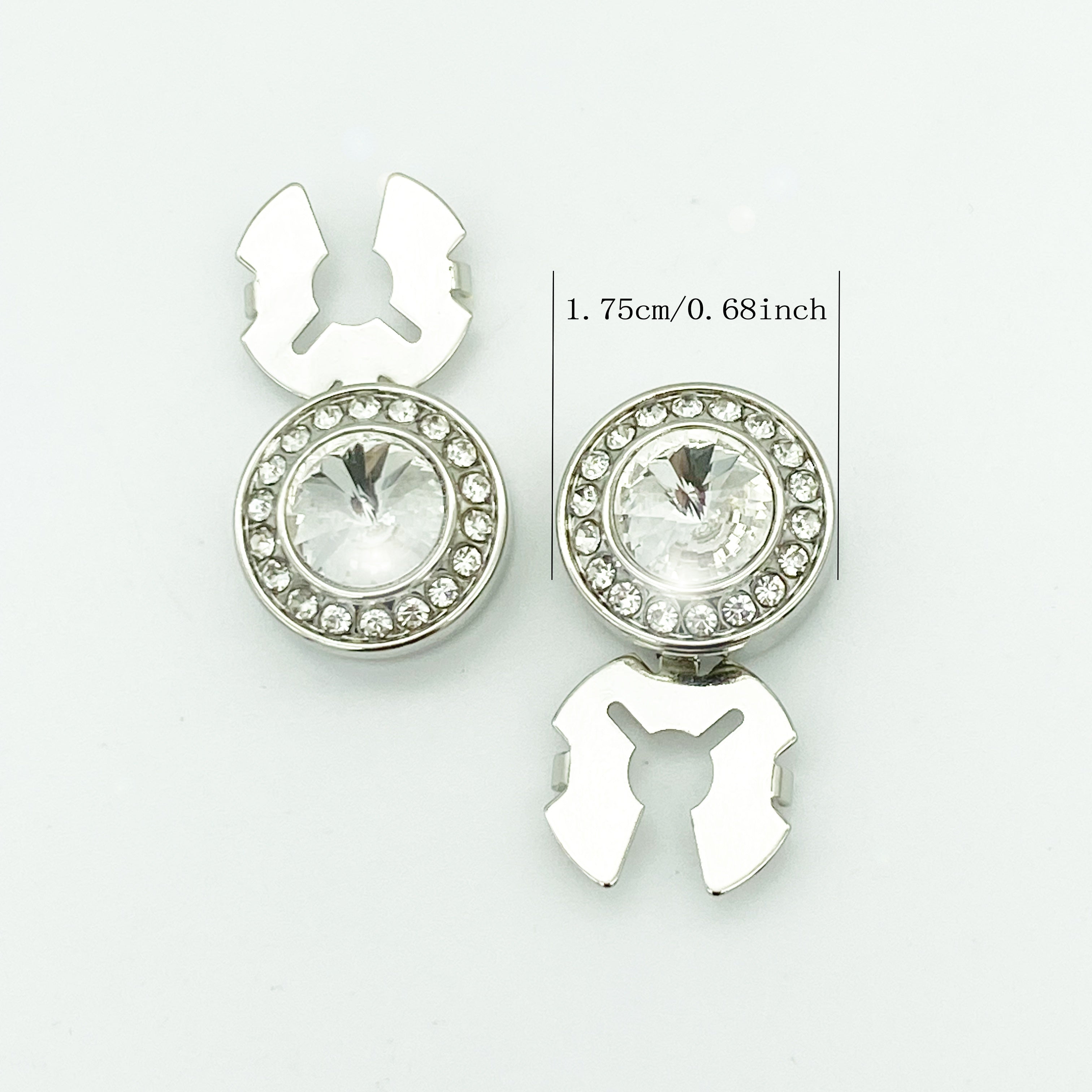 Men's Cufflinks and Accessories Set with Shirt Sleeves, Brooches and Gift Box