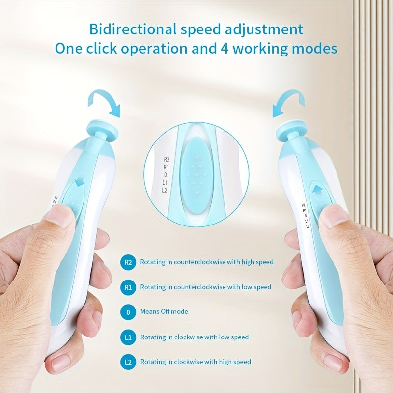 Baby Nail Trimmer with LED Light and Safety Clippers 6-in-1 Grooming Kit for Newborns and Toddlers