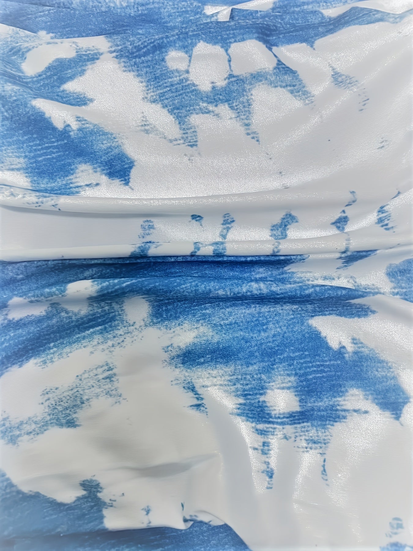 Women's Casual Tie-Dye Sleeveless Jumpsuit with Pockets and Adjustable Straps