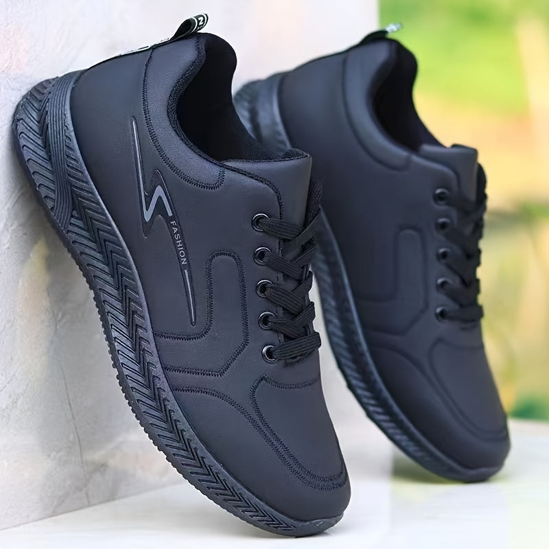 Men's Casual Sports Shoes Non-Slip Soft Sole Rubber Upper All-Season Sneakers