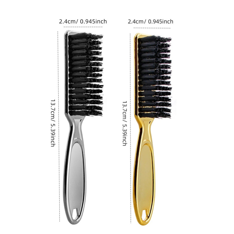 Kit de cepillo para cuello hipoalergénico con cerdas de nylon y mango de plástico, herramienta de cuidado