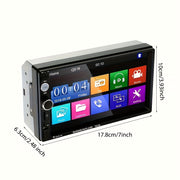 7-Inch Touch Screen Car Stereo MP5 Multimedia Player FM USB AUX SD Mirror Link Support