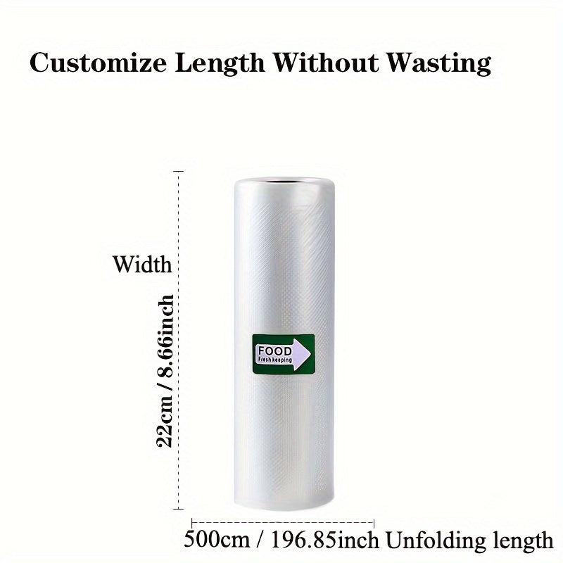 Bolsas de sellado al vacío para conservación de alimentos, aptas para carne y filete, seguras para sous vide