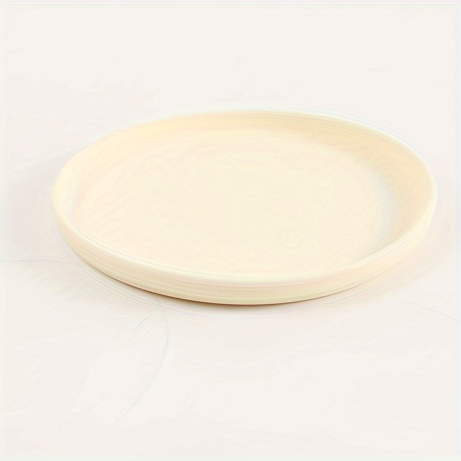 Plato de cena de silicona de 17,78 cm reutilizable apto para microondas plato de uso múltiple