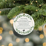 Pregnancy Announcement Hanging Tree Ornament for New Dads Acrylic Baby Bump Christmas Decoration First Christmas Gift