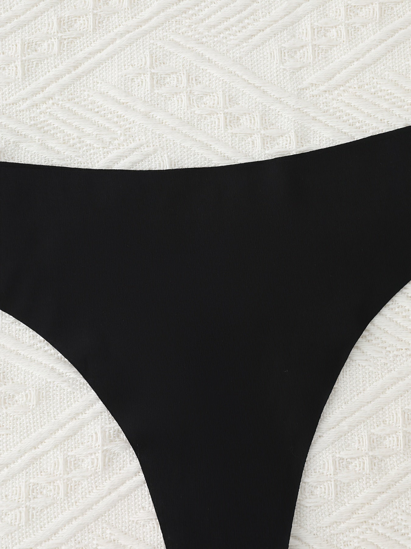 Women Seamless Thongs Set 9 Pieces Breathable Solid Color Lingerie