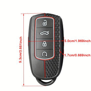 Universal Silicone Car Key Cover Remote Shell for SUV, Black