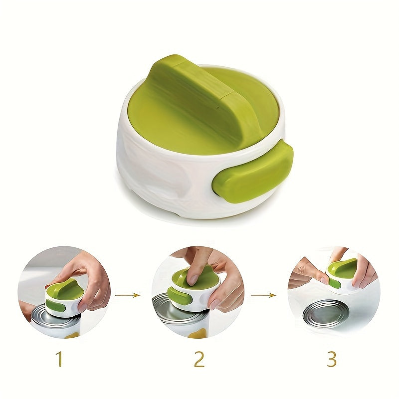 Stainless Steel Manual Can Opener Kitchen Tool Durable Easy-to-Use