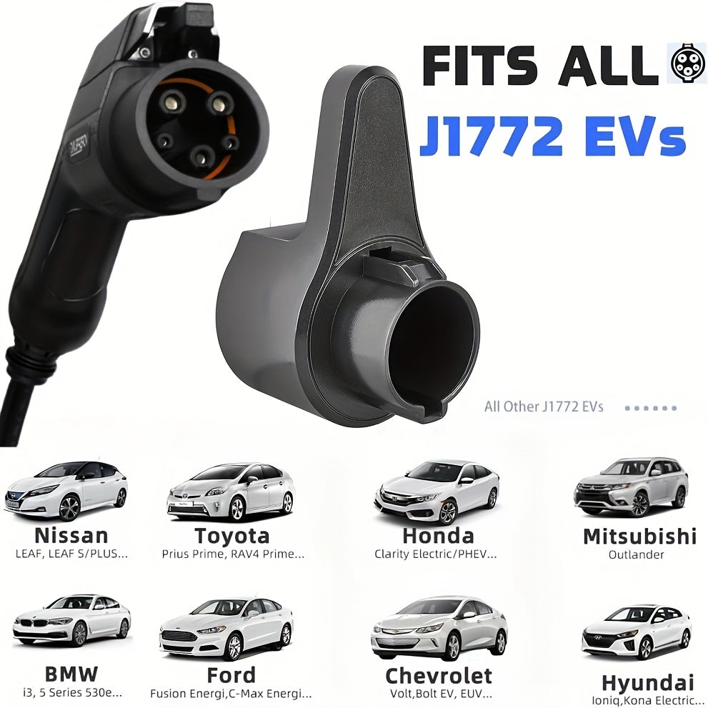 Soporte de pared para cable de carga EV para J1772, organizador de cables, gancho de pared