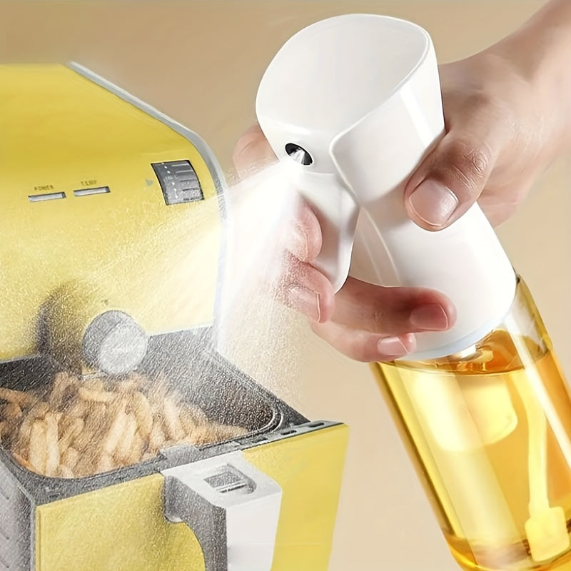 2-in-1 Olive Oil Sprayer Dispenser Durable Plastic Bottle for Cooking and Storage