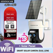 1296P HD Outdoor Security Camera with Solar Panel PTZ Night Vision Two-Way Audio Motion Detection