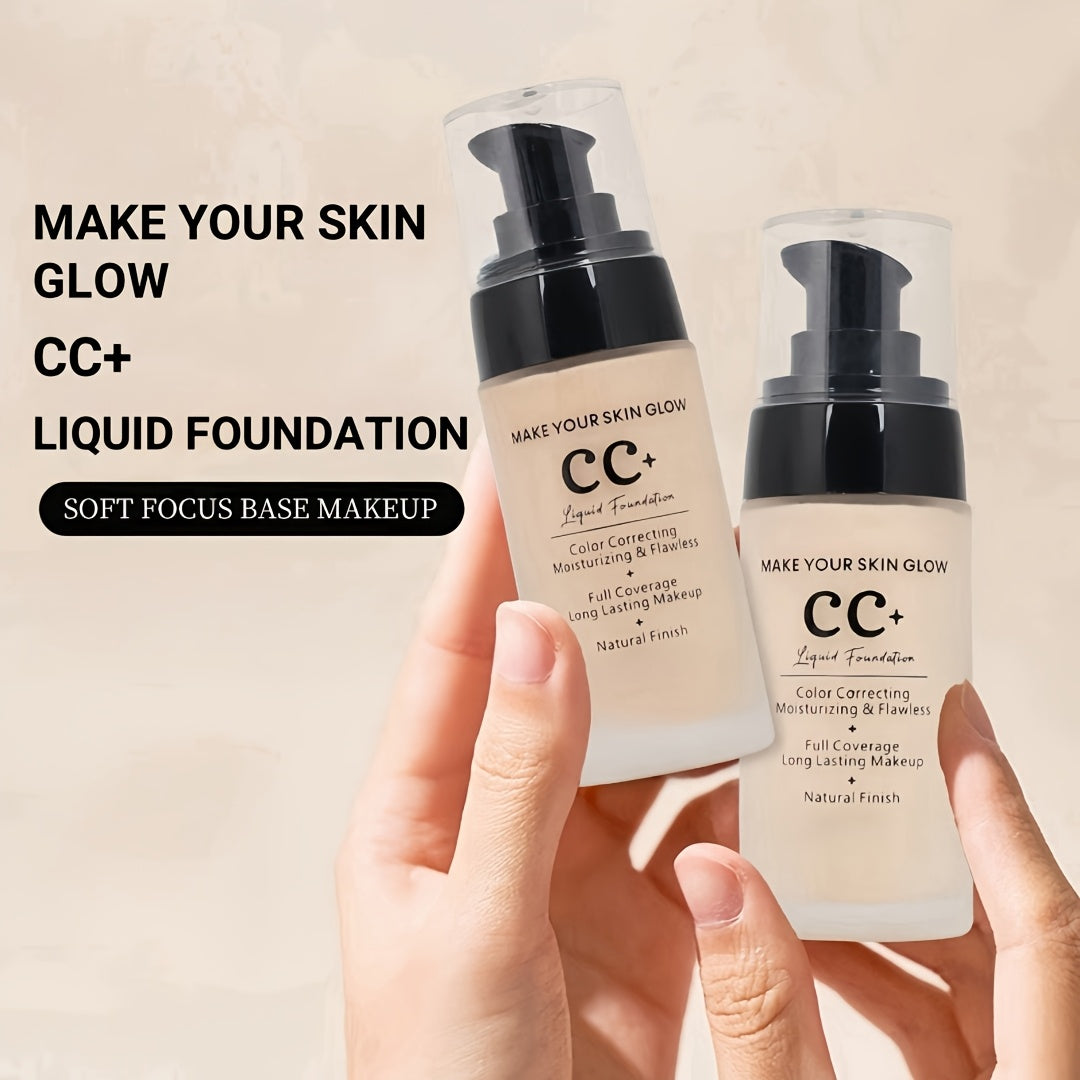 Full Coverage Waterproof Foundation Lotion for All Skin Types 45ml